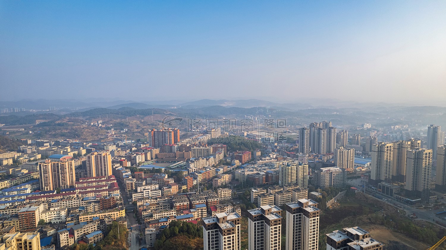 隆回封城第七天，县城各处航拍