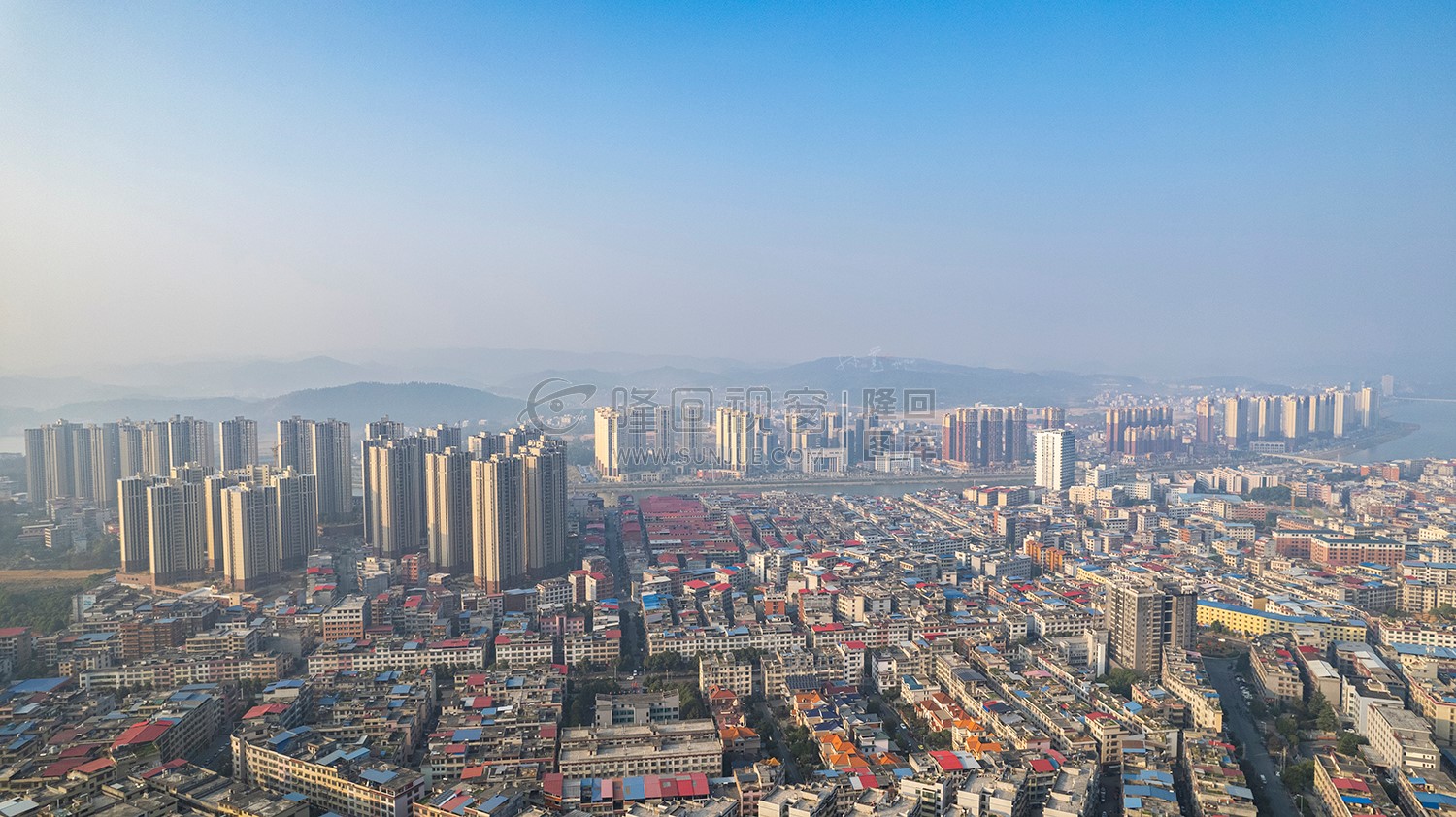 隆回封城第七天，县城各处航拍