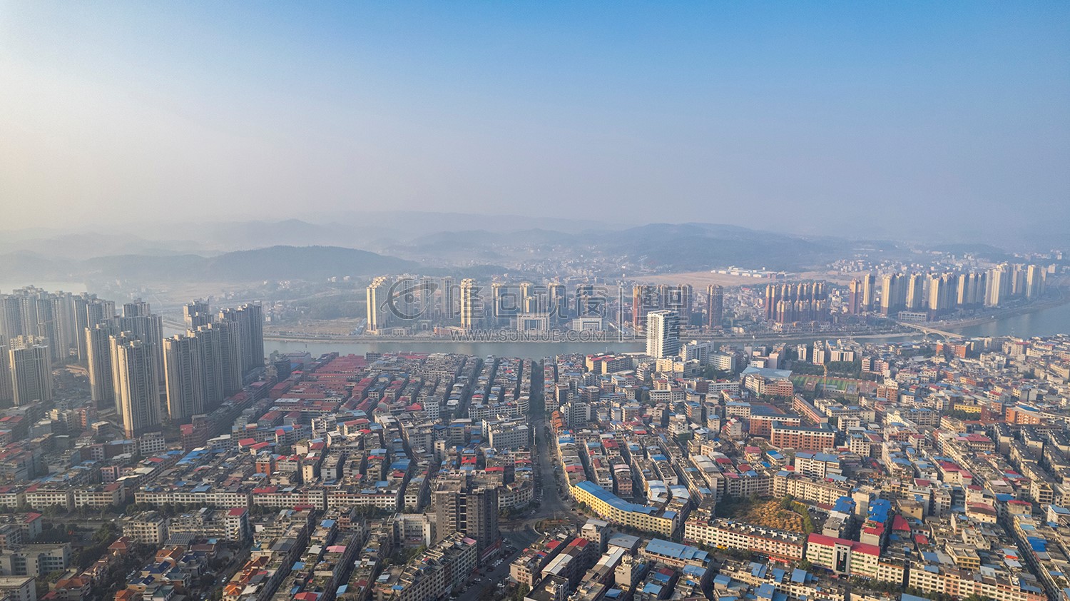 隆回封城第七天，县城各处航拍