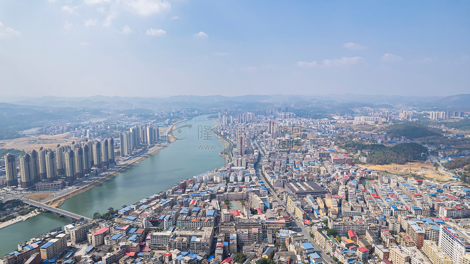 隆回封城第八天，县城各处航拍