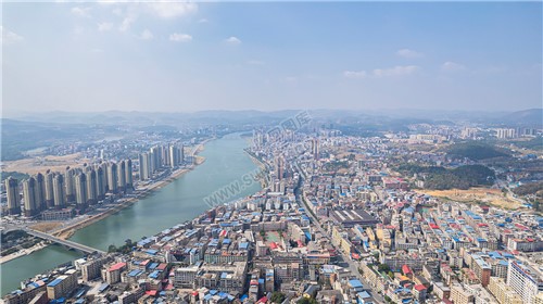 隆回封城第八天，县城各处航拍