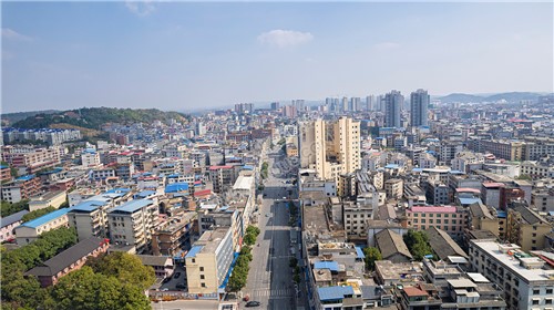 隆回封城第八天，县城各处航拍