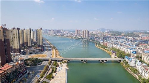 隆回封城第八天，县城各处航拍