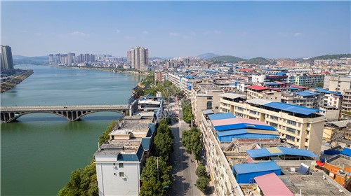 隆回封城第八天，县城各处航拍