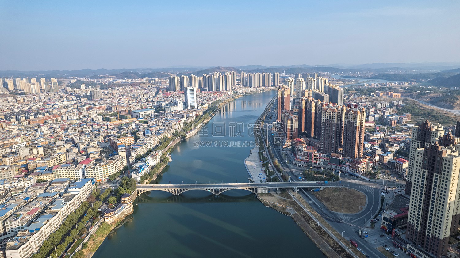 隆回封城第八天，县城各处航拍