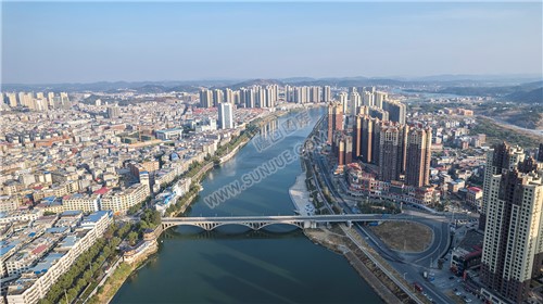 隆回封城第八天，县城各处航拍