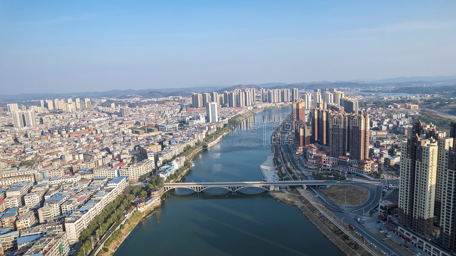 隆回封城第八天，县城各处航拍