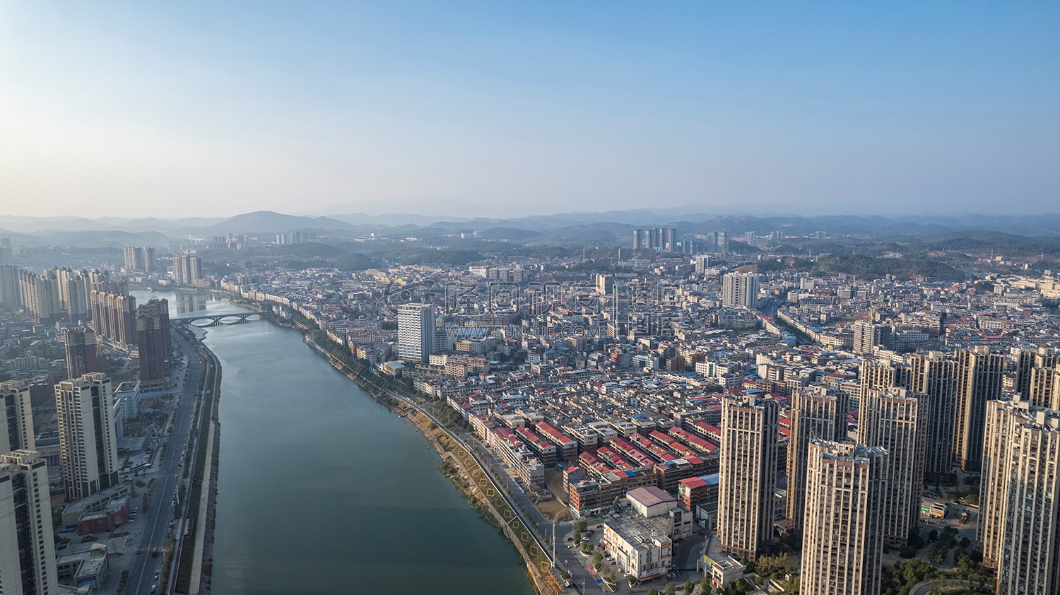 隆回封城第八天，县城各处航拍