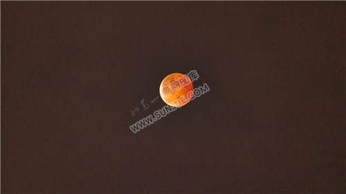 隆回血月，红色月亮，难得一见的天文奇观