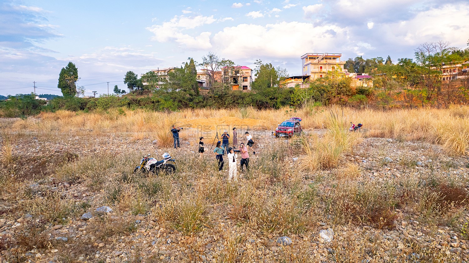 中洲电站的那片芦苇荡，深秋时节漂亮极了