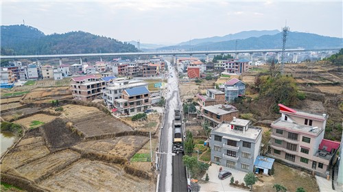 隆回南麻公路修建中