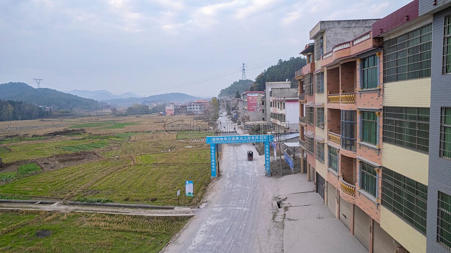 隆回南麻公路修建中