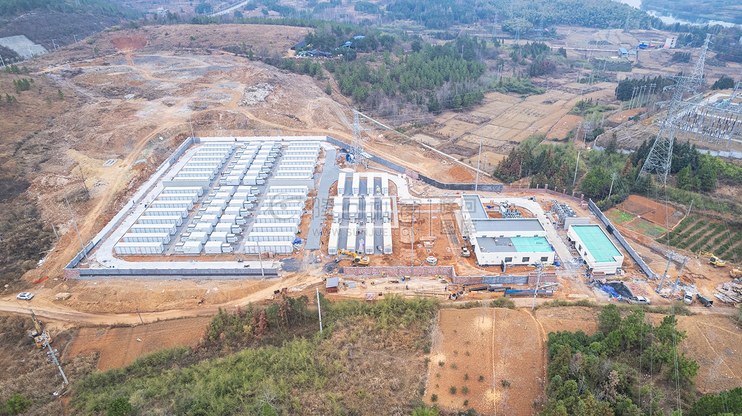 建设中的三一储能电站
