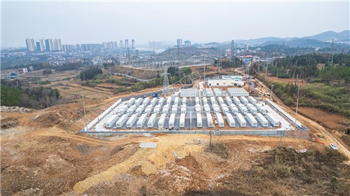 建设中的三一储能电站