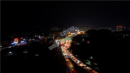 2023隆回春节期间，县城夜景