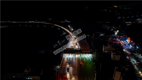 2023隆回春节期间，县城夜景