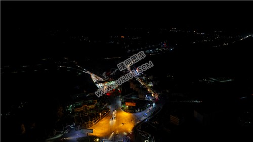 2023隆回春节期间，县城夜景