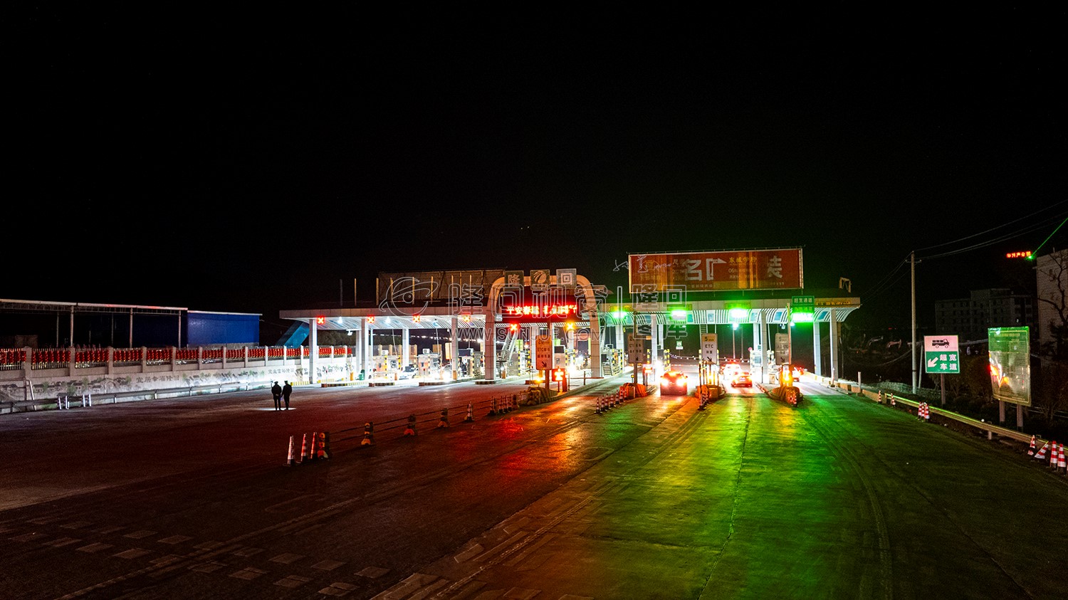 2023隆回春节期间，县城夜景