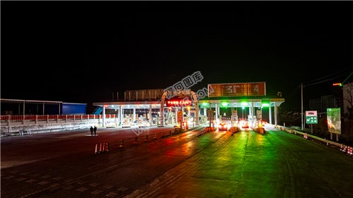 2023隆回春节期间，县城夜景