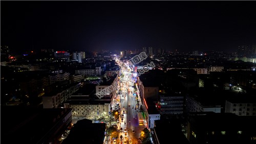 2023隆回春节期间，县城夜景