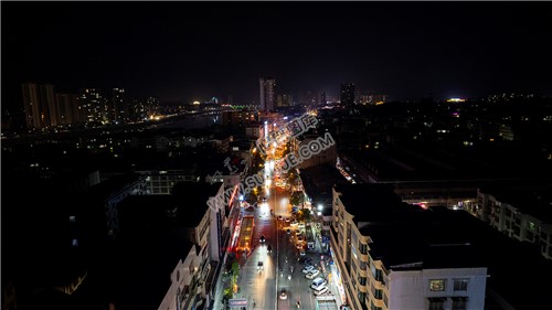 2023隆回春节期间，县城夜景