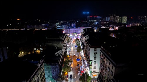 2023隆回春节期间，县城夜景