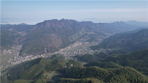 乡村的早晨，荷田玖鹅水厂航拍