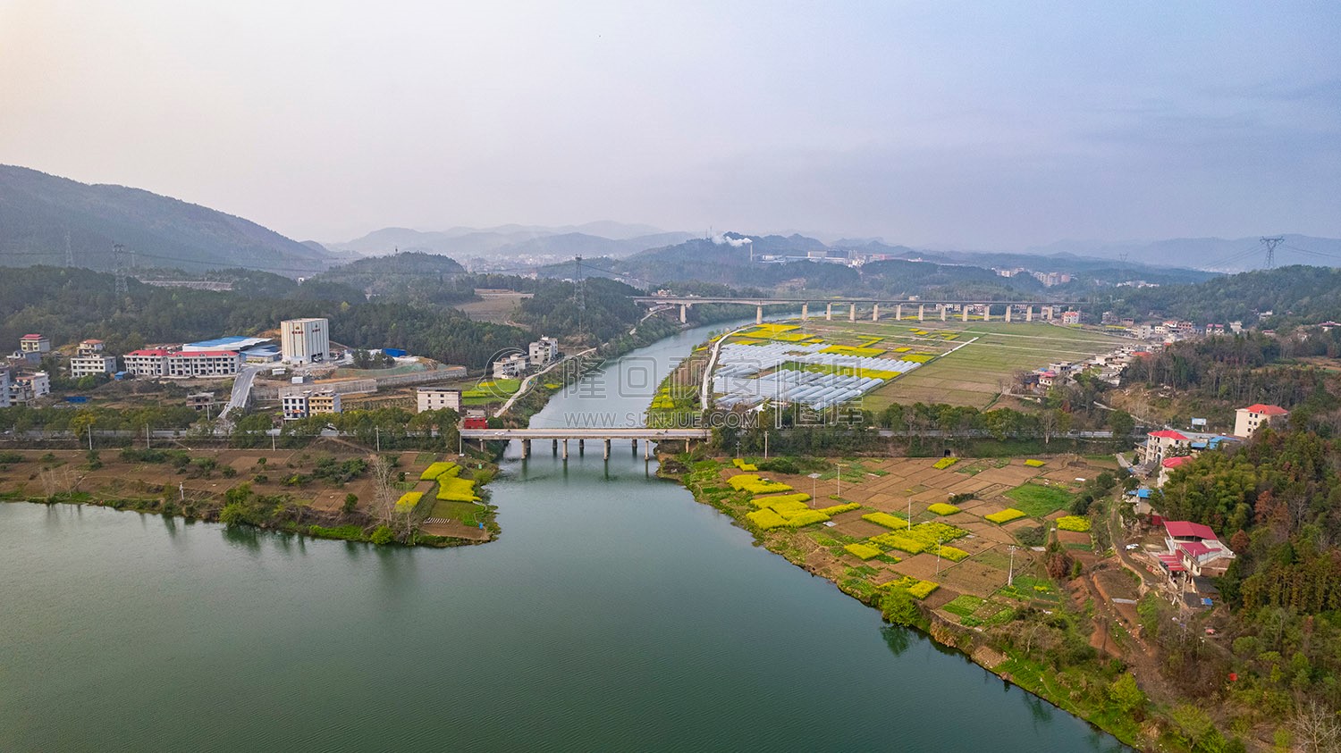 铜盆江大桥，辰河人口