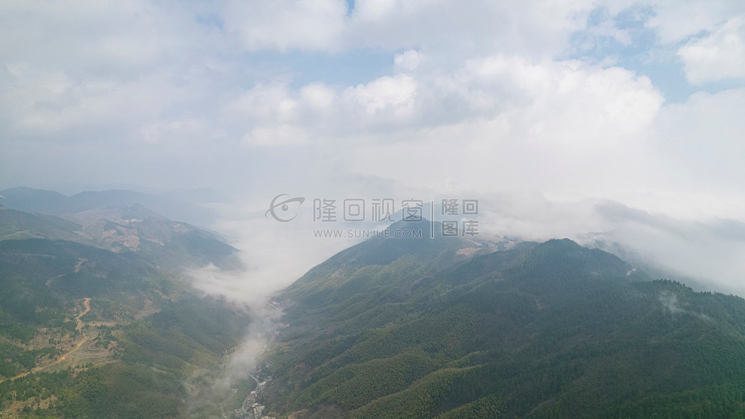 小沙江的高山云海