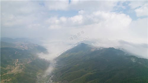 小沙江的高山云海