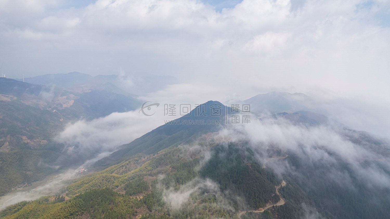 小沙江的高山云海