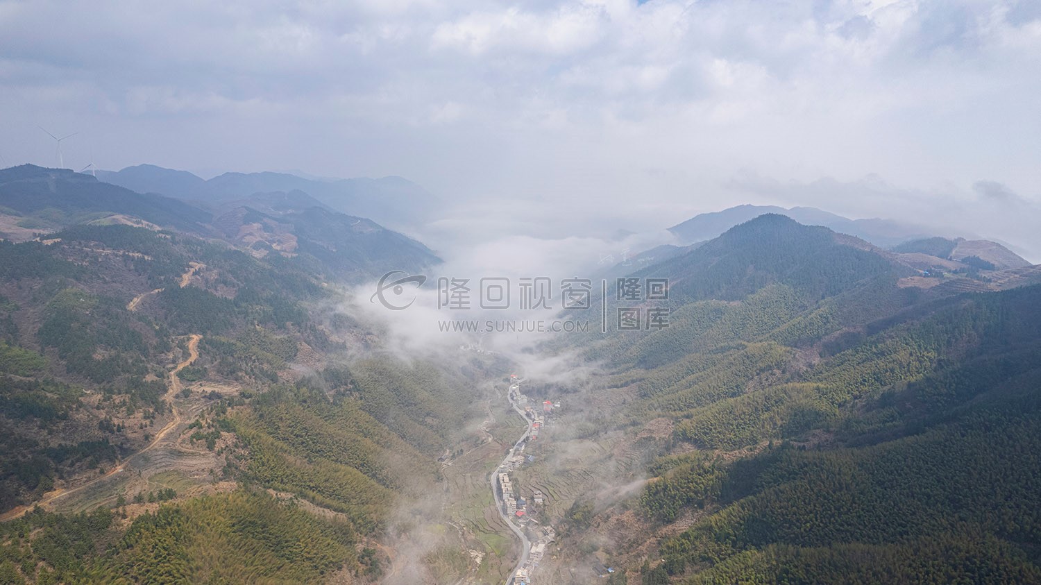 小沙江的高山云海