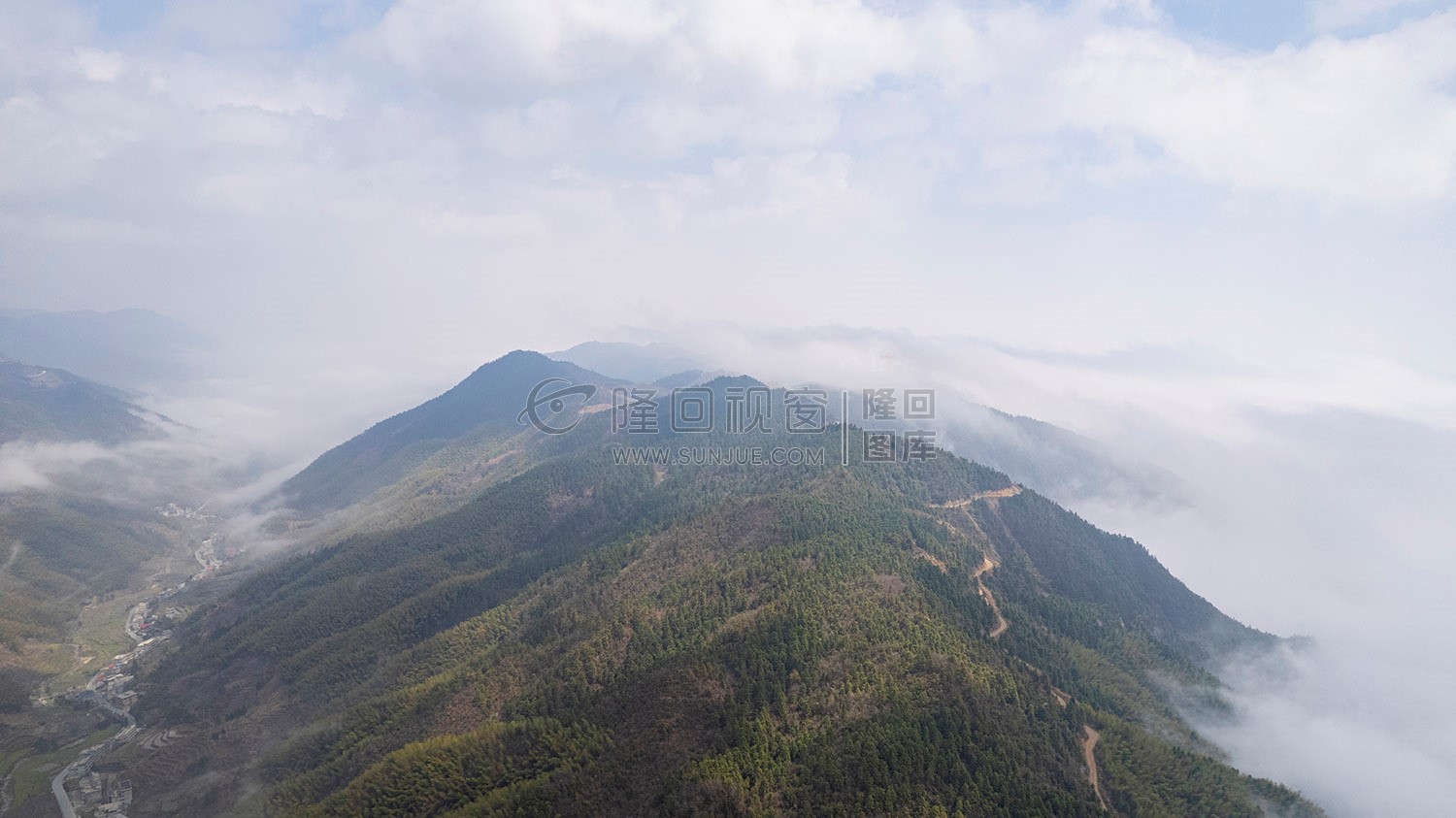 小沙江的高山云海
