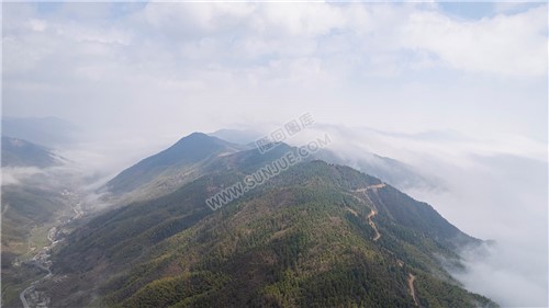 小沙江的高山云海