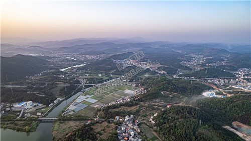 隆回县城全景