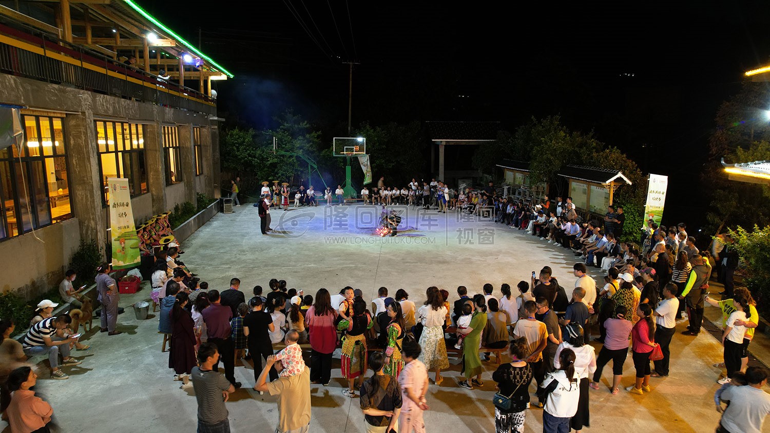 白水洞篝火晚会