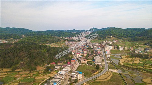 隆武公路穿过街道