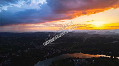 隆回全景航拍，县城全景