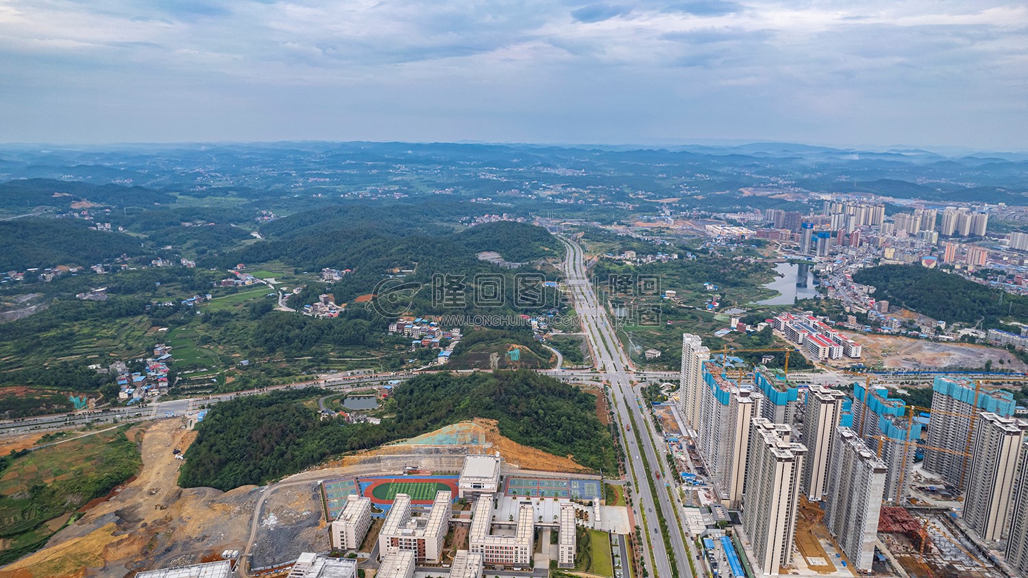 隆回城北看县城