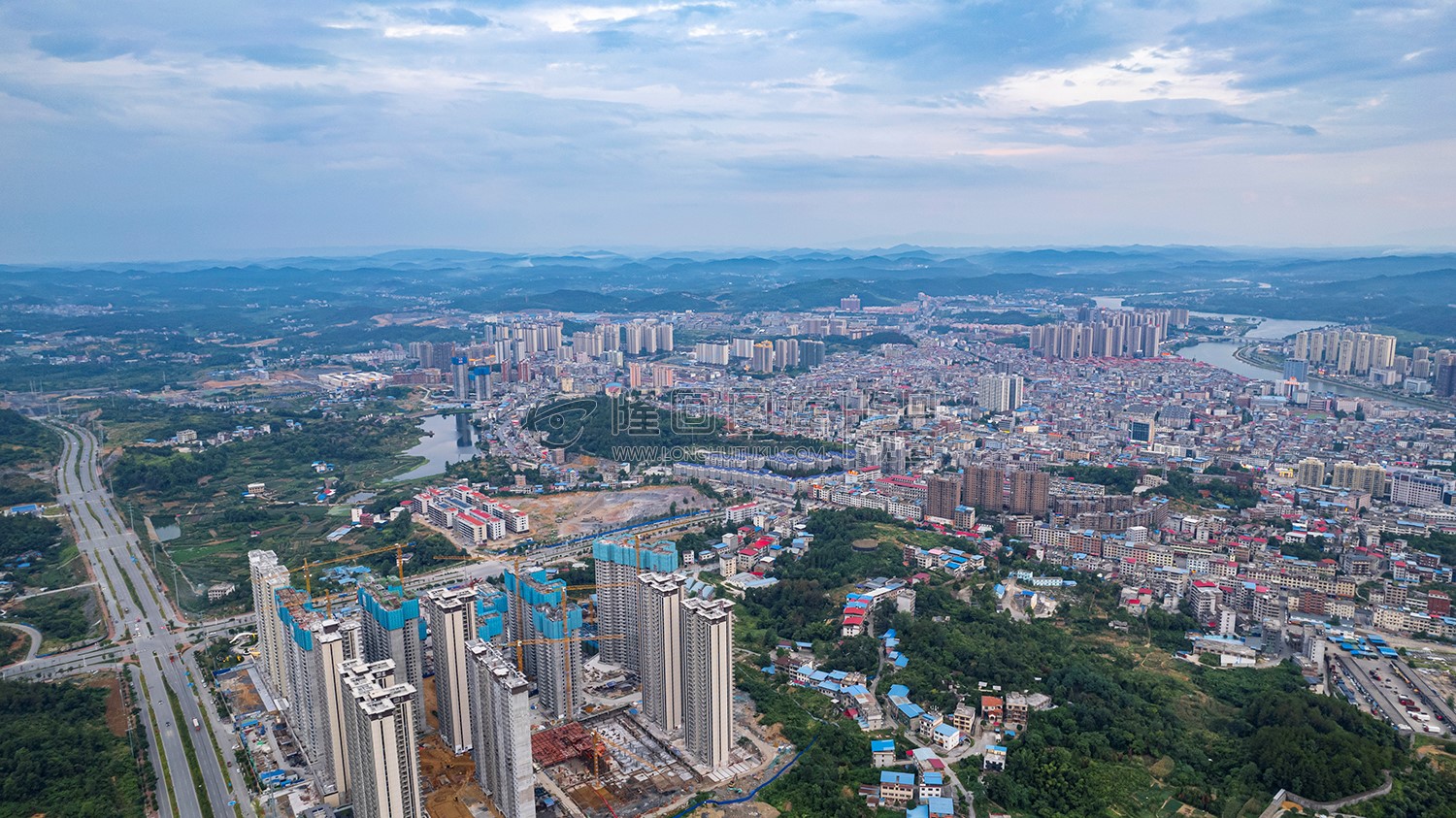 隆回城北看县城