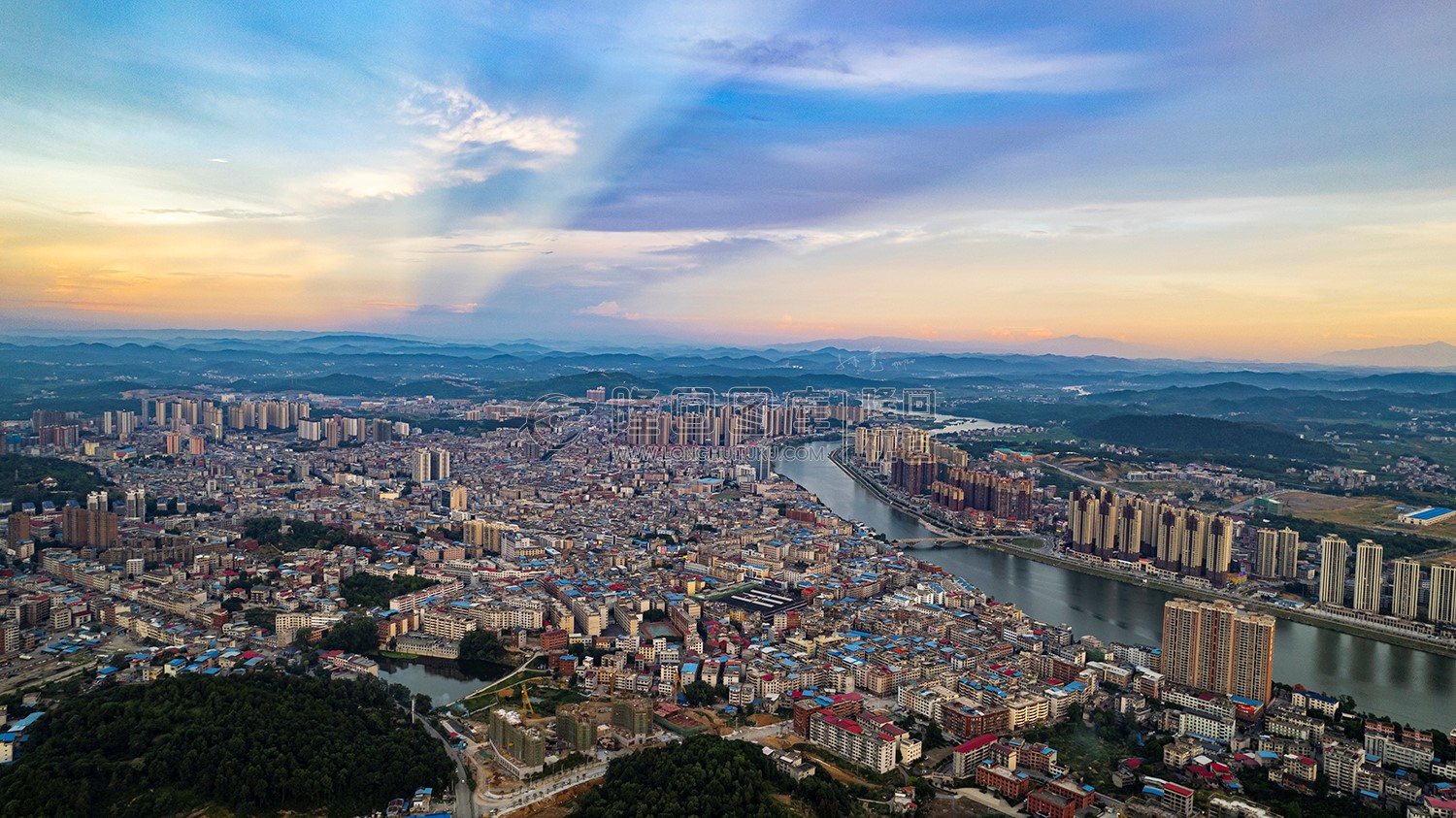 隆回城北看县城