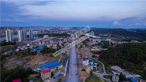隆回环城南路，修建中