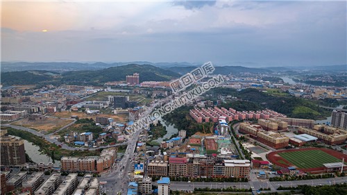 隆回县城落日余晖