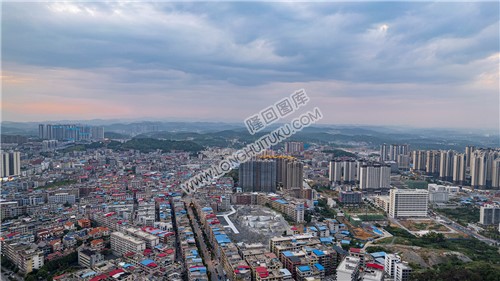 隆回县城落日余晖