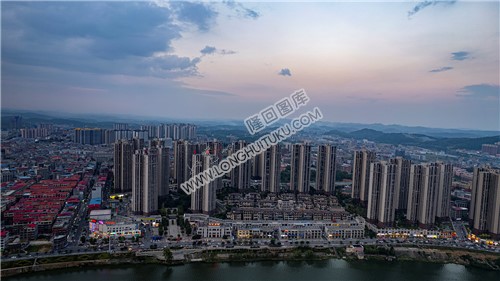 隆回县城落日余晖