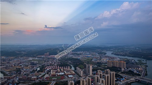 隆回县城落日余晖
