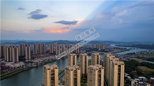 隆回县城落日余晖