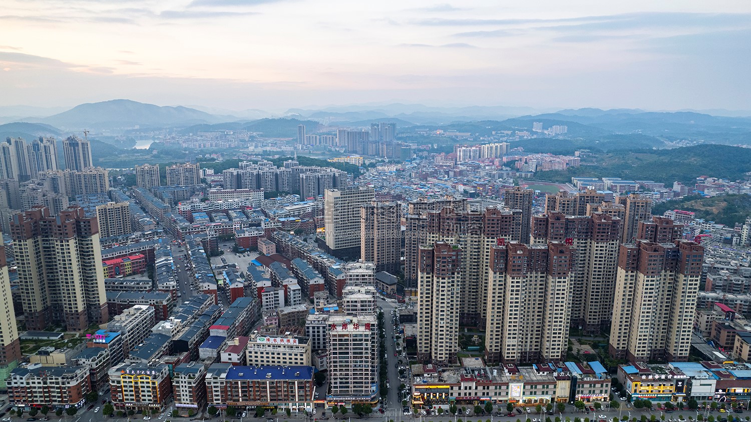 隆回二桥周边航拍