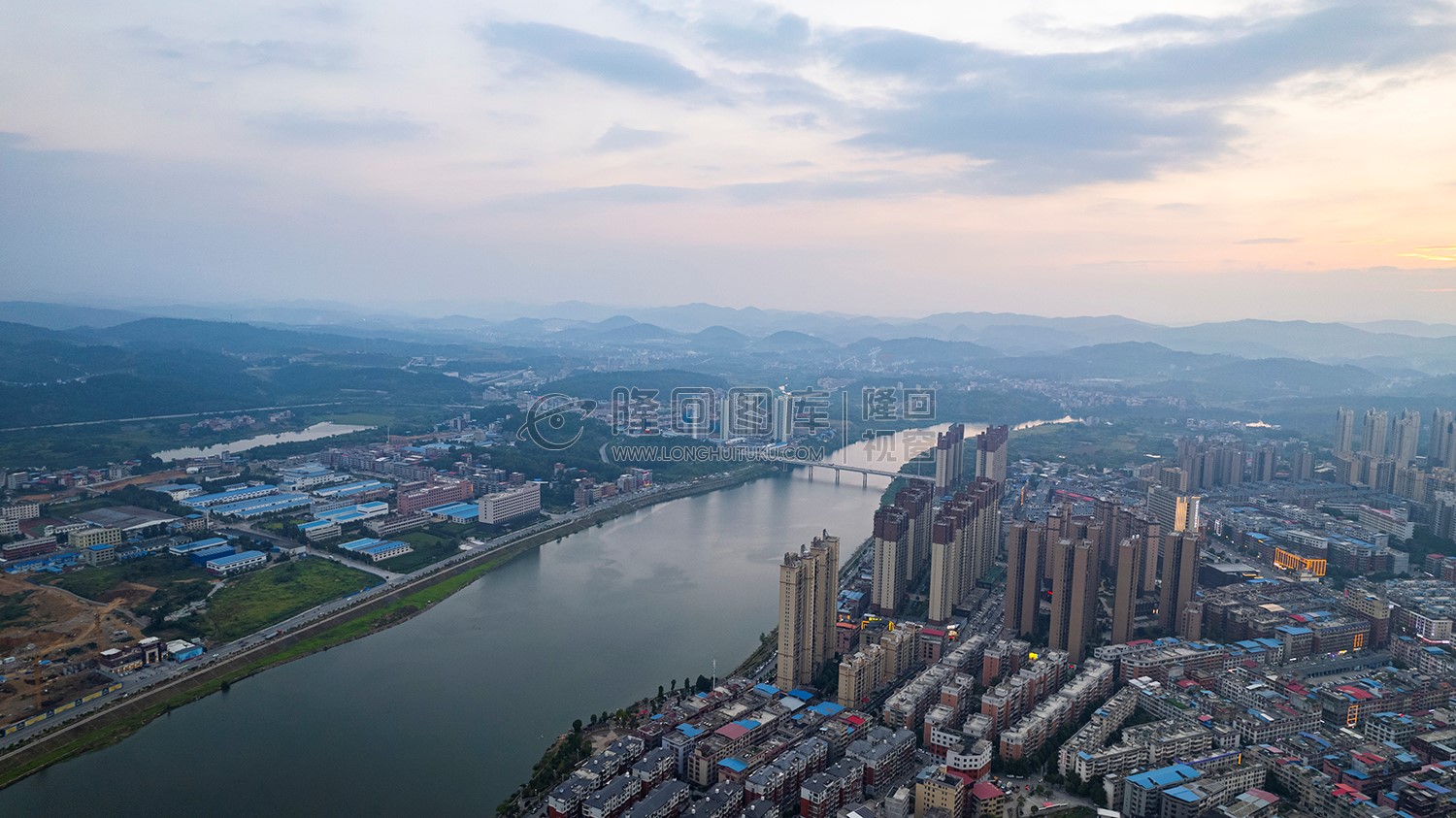 隆回二桥周边航拍