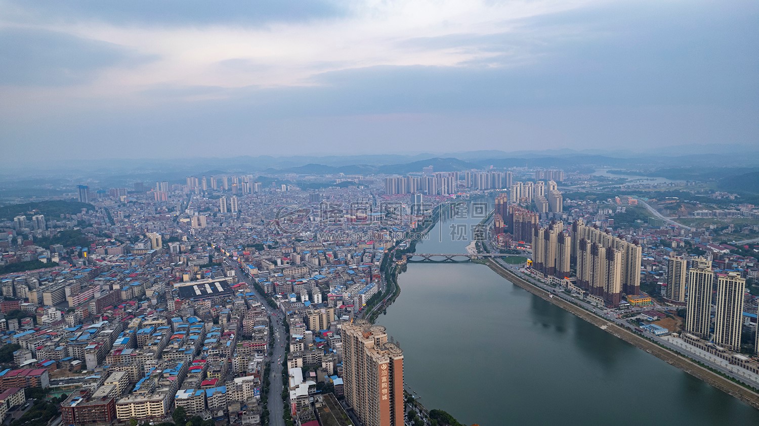 隆回二桥周边航拍